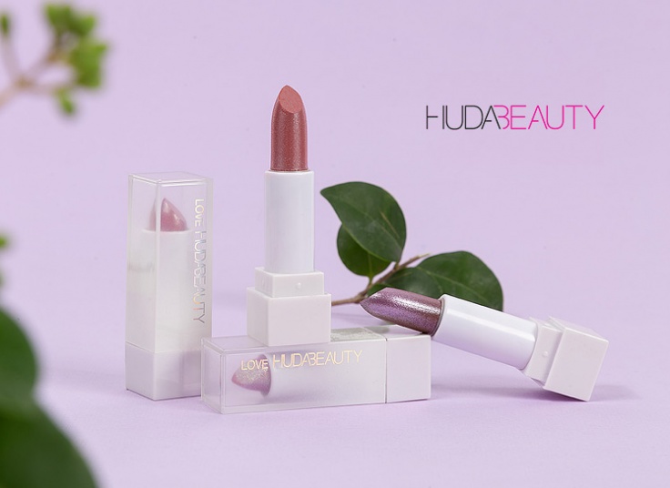 رژ لب شاین طرح Huda Beauty
