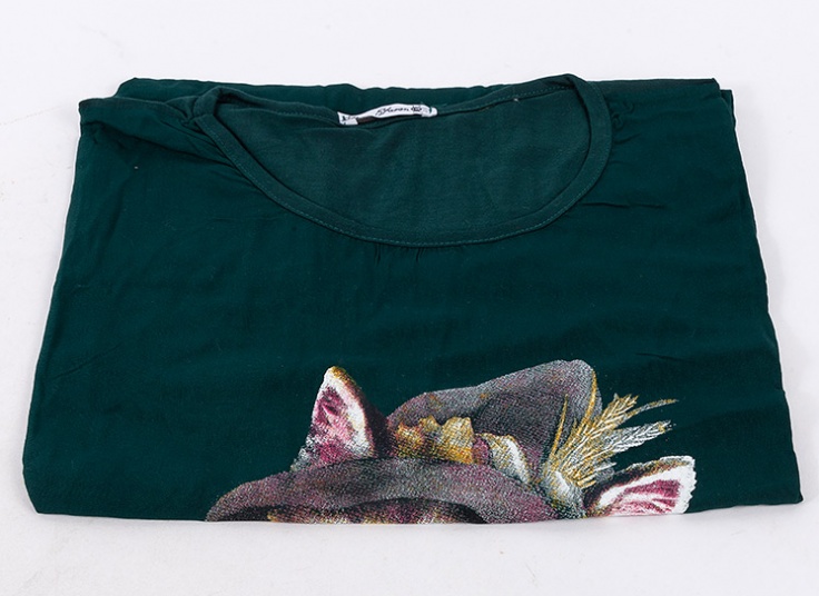 تاپ جلو نخی طرح گربه کد15825