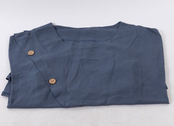 تونیک زنانه نخی قاپک دار