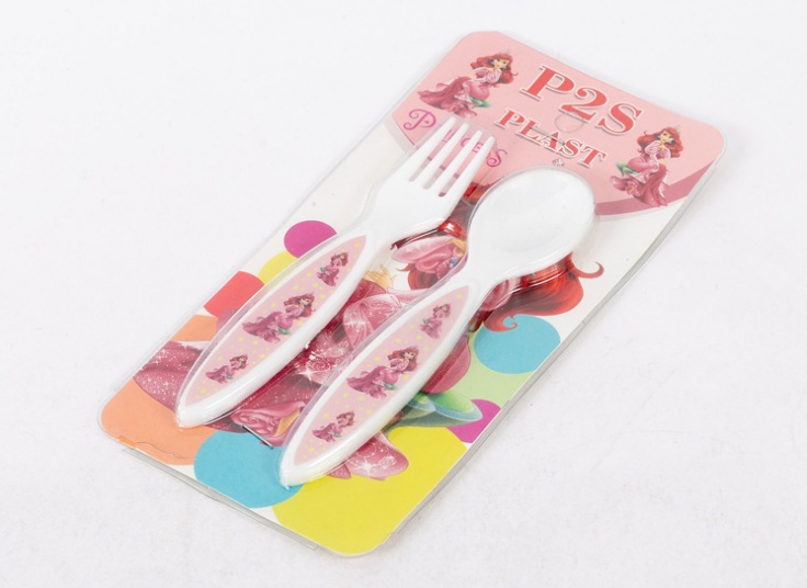 ست قاشق و چنگال بچگانه کارتونی