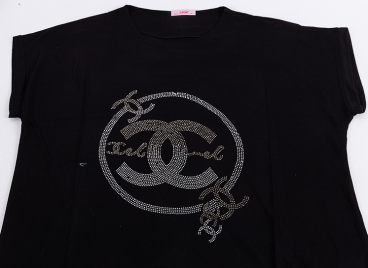 تاپ سایز بزرگ طرح Chanel