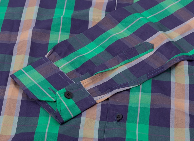 پیراهن مردانه چهارخانه طرح Polo