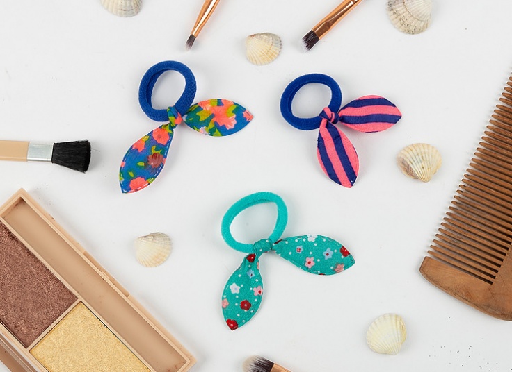 بسته چهار عددی کش مو طرح دار