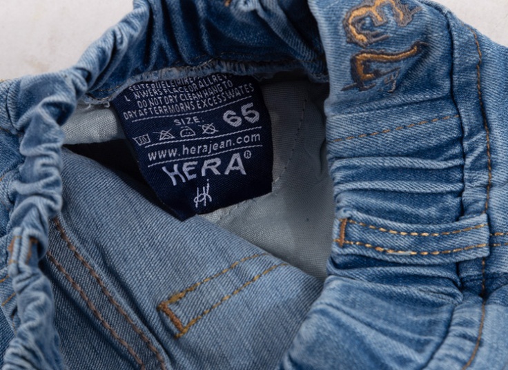 شلوار جین گلدوزی دخترانه HERA