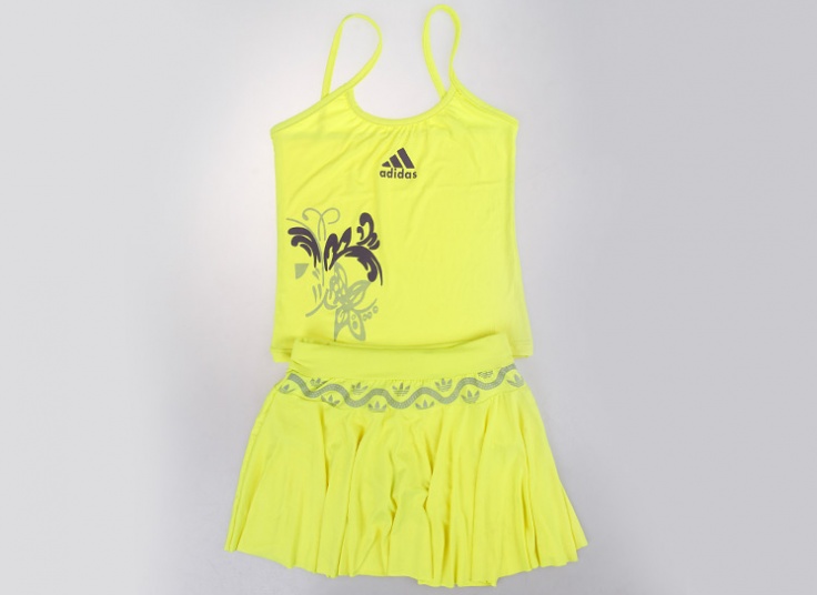 ست تاپ و دامن تنیسی طرح adidas