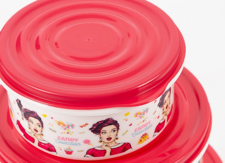 ظرف چهار تکه RoseMan