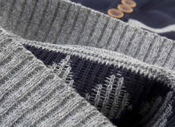 پلیور بافت مردانه دورنگ