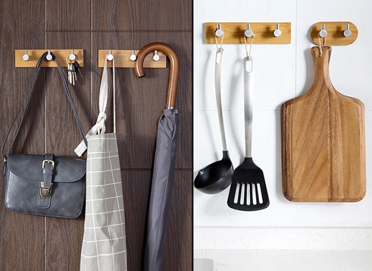 آویز دیواری بامبو و استیل