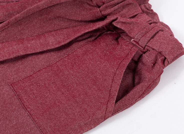 شلوار کتان دخترانه نگین دار