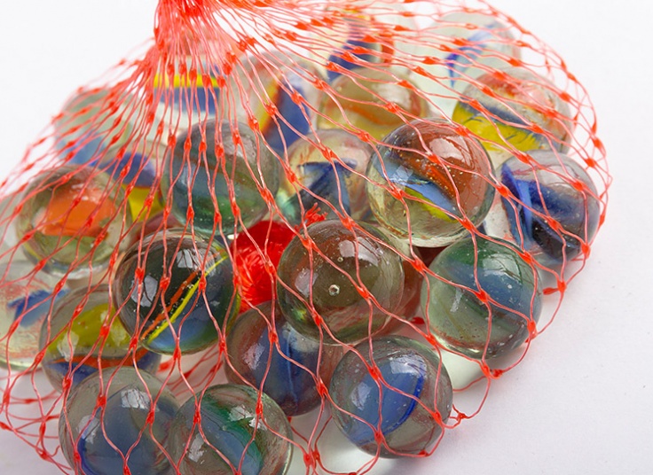 بسته 25 عددی تیله رنگی