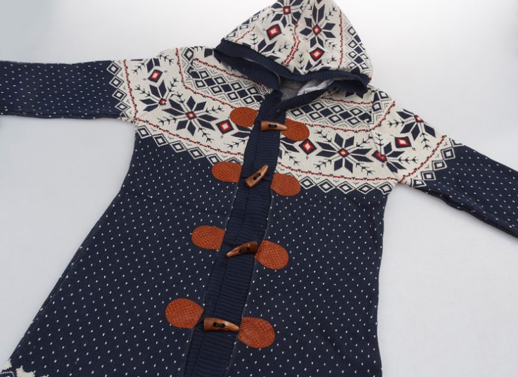 مانتو بافت طرحدار زنانه