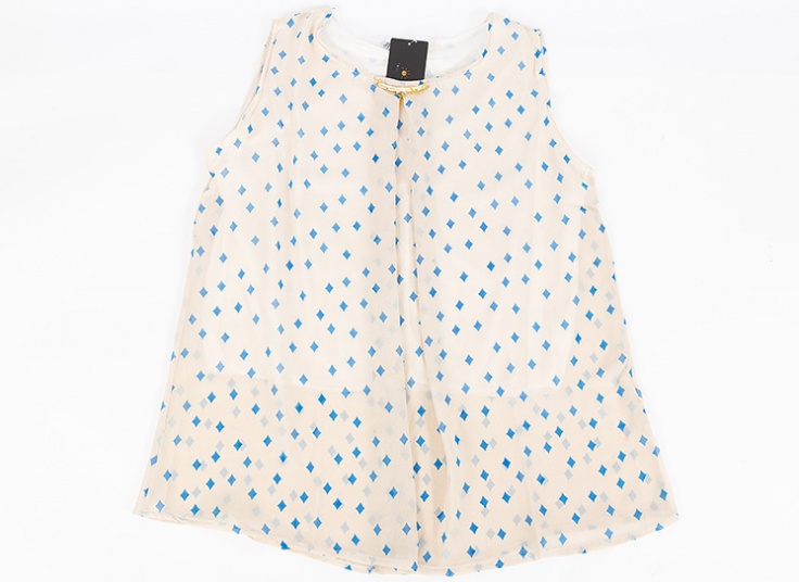 تاپ طرح دار حریر زنانه