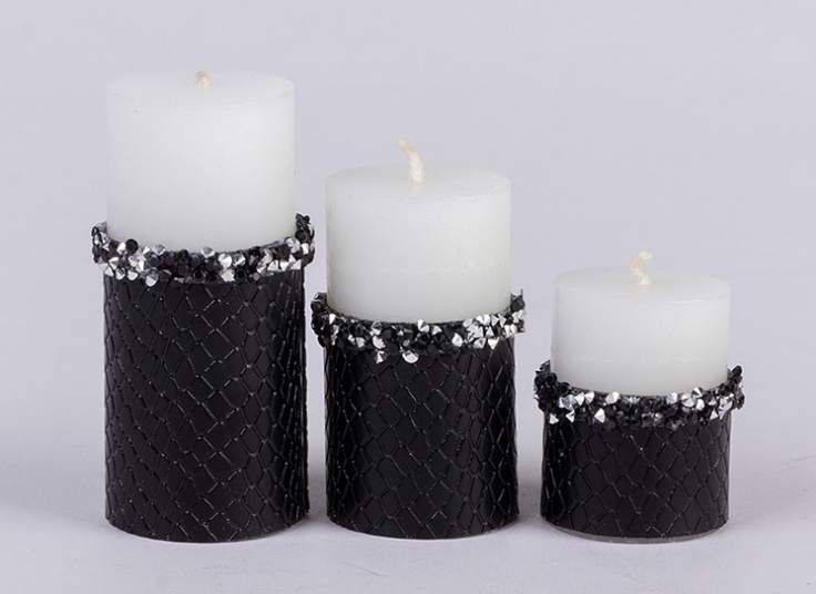 پکیج سه تایی شمع cylindric