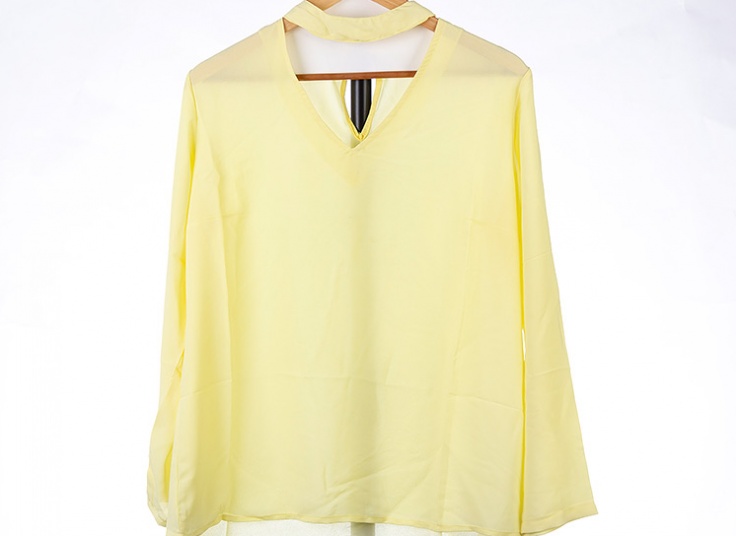 بلوز حریر قواره دار زنانه V neck