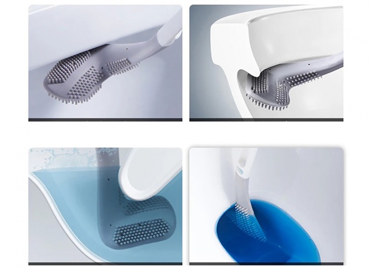 برس سیلیکونی توالت