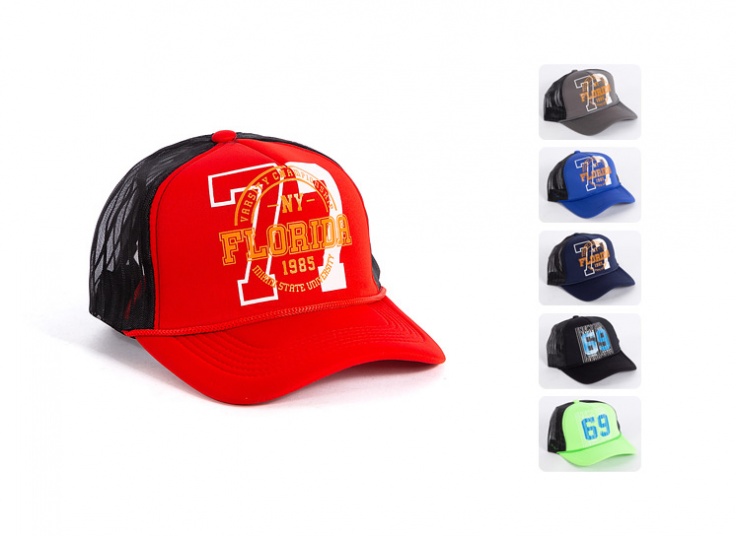 کلاه کپ پشت توری NY