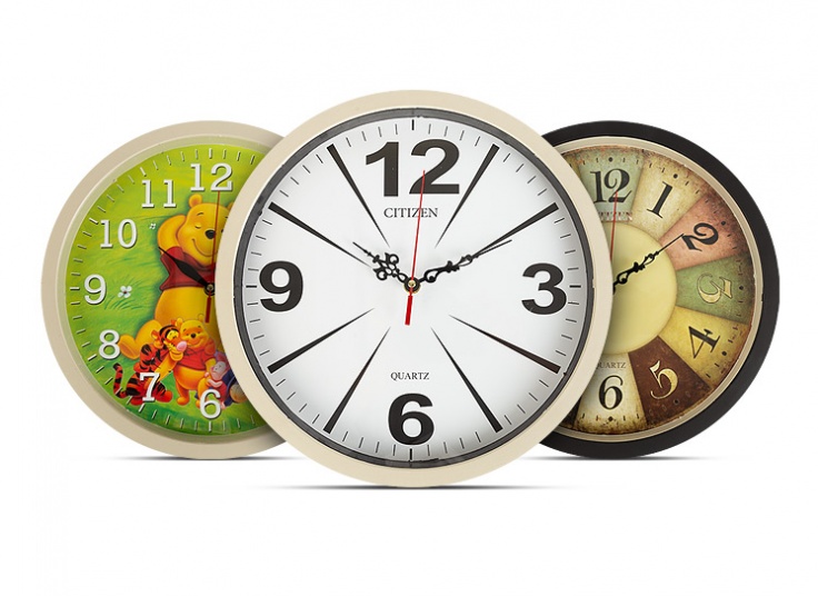 ساعت دیواری آرام گرد Citizen