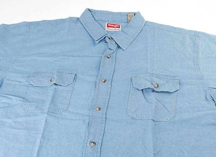 پیراهن جین قواره دار مردانه Wrangler