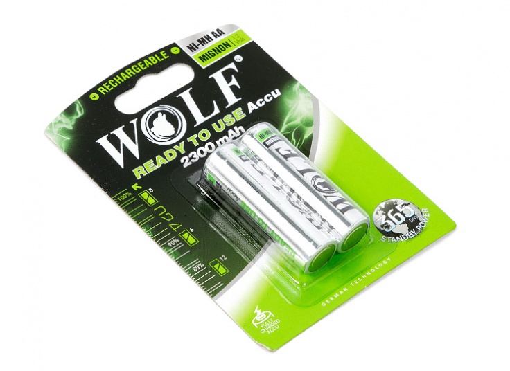 باتری شارژی WOLF