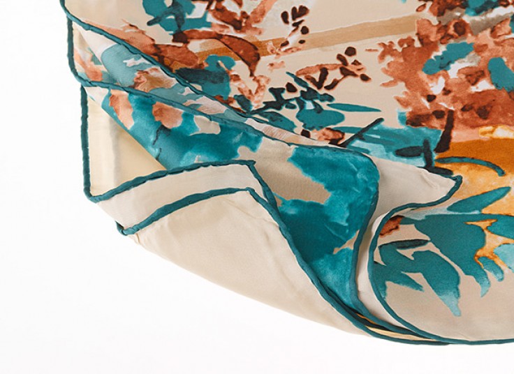 روسری ساتن ابریشم Serra