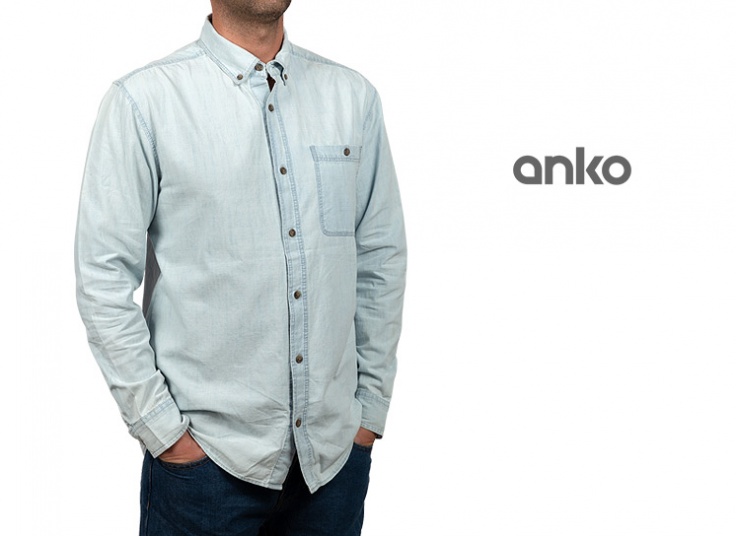 پیراهن جین مردانه anko