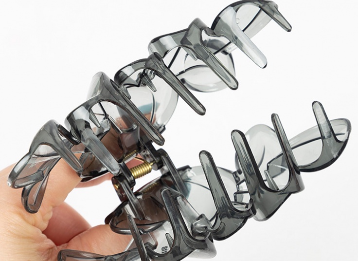 کلیپس مو شیشه‌ای طرح برگ