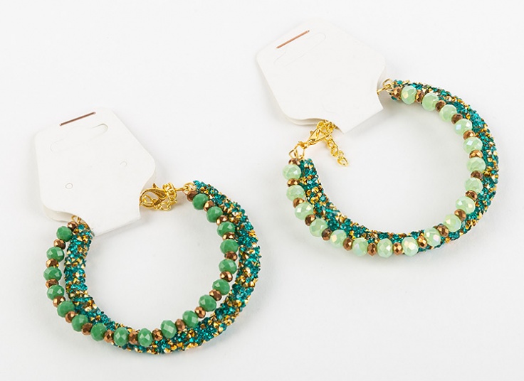 دستبند طرح کریستال