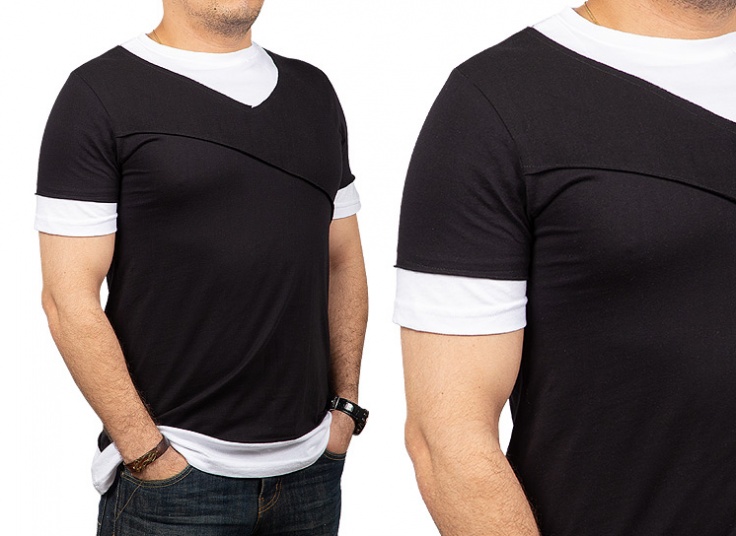 تیشرت مردانه 2 تکه