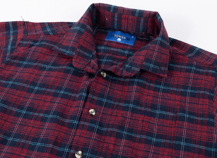 پیراهن چهارخانه پشمی Tower