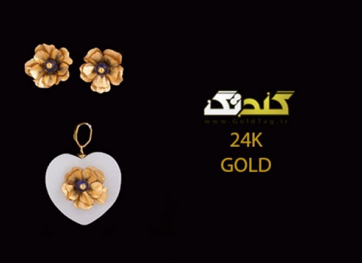 نیم ست های گل طلا