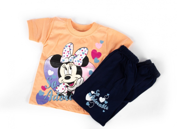 ست تیشرت شلوار دخترانه مینی موس
