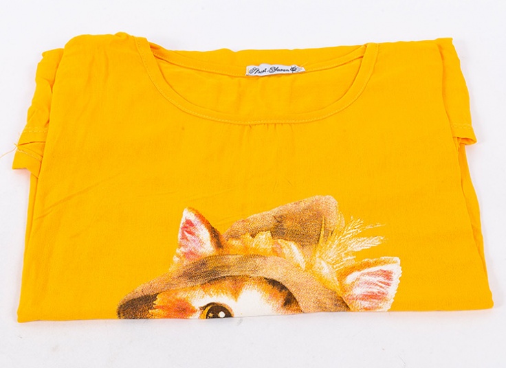 تاپ جلو نخی طرح گربه کد15825