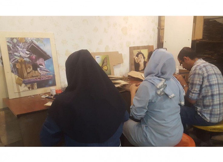 آموزش معرق کاری آموزشگاه رازچوب