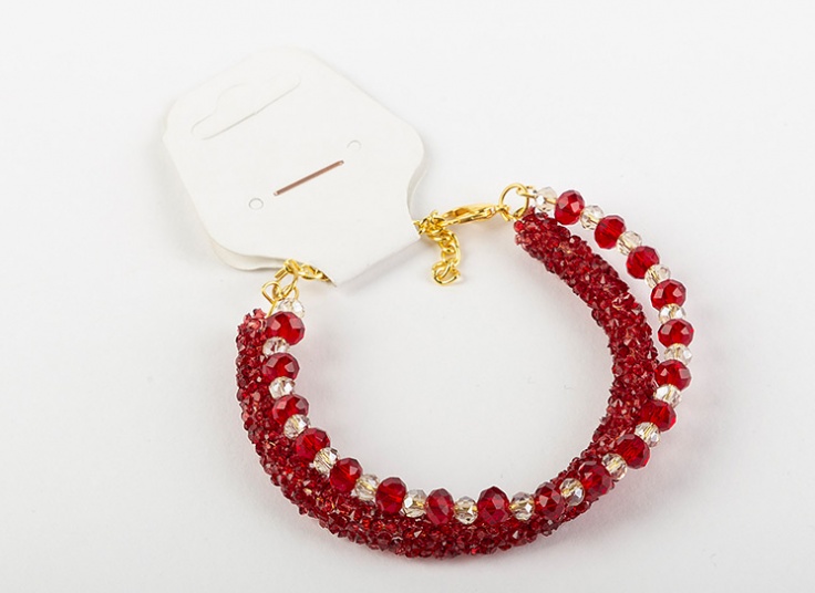 دستبند طرح کریستال