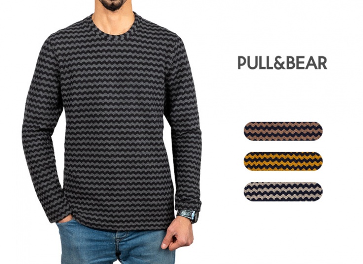 بلوز بافت مردانه Pull & Bear