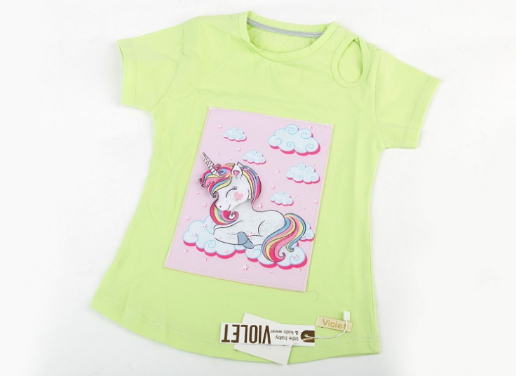 تیشرت بچگانه طرح‌دار Violet
