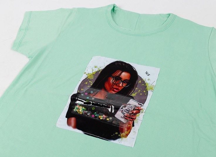 تیشرت آکواریومی زنانه