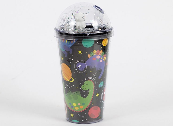 لیوان اسموتی چراغ دار گلکسی