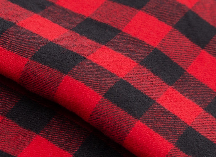 پیراهن پشمی چهار خانه