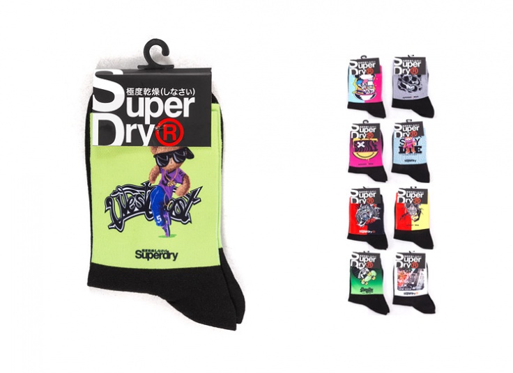 جوراب نیم ساق Super Dry