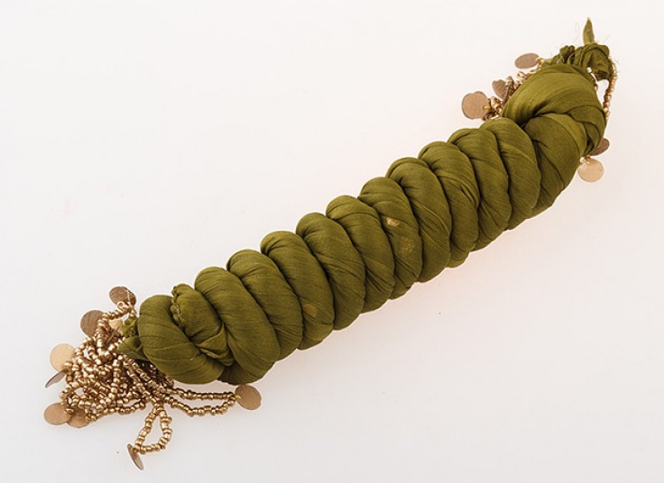 شال حریر مدل دورچین هندی