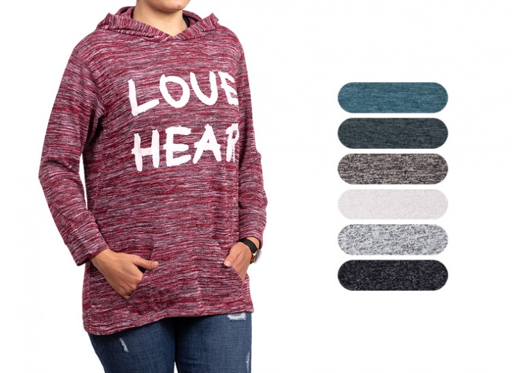 هودی زنانه Love Hear
