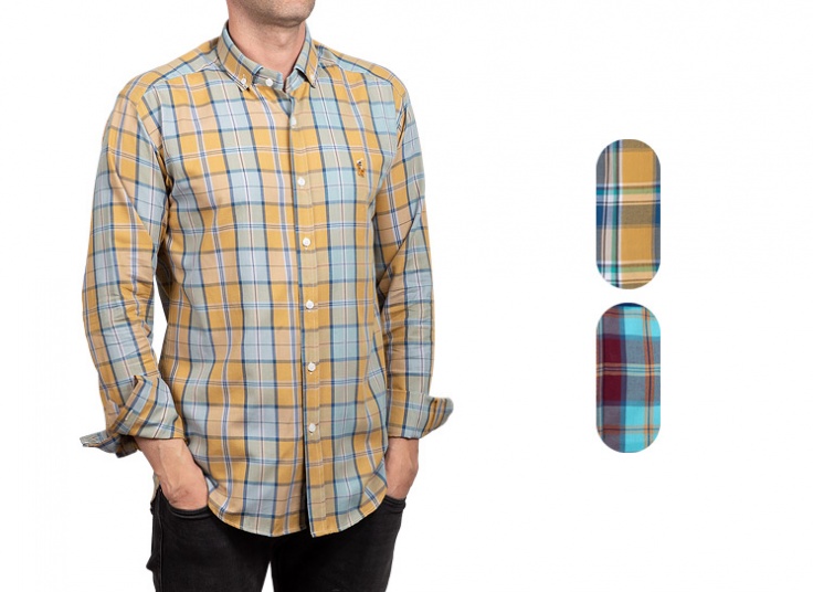 پیراهن آستین بلند طرح Ralph Lauren