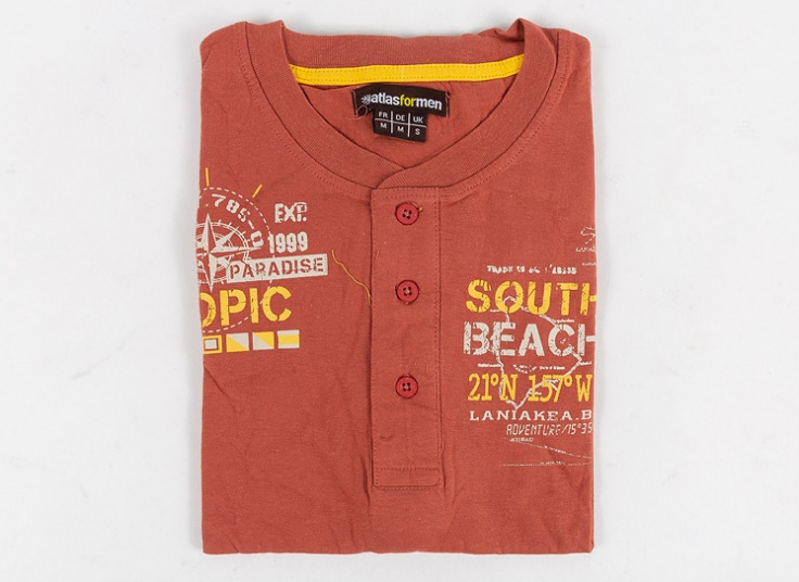 تیشرت آستین کوتاه مردانه atlas