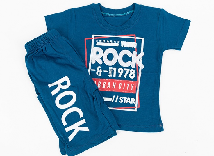 تیشرت شلوارک بچگانه Rock