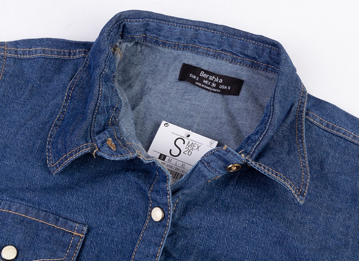 مانتو جین Bershka