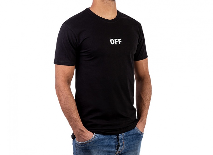 تیشرت مشکی مردانه OFF WHITE 