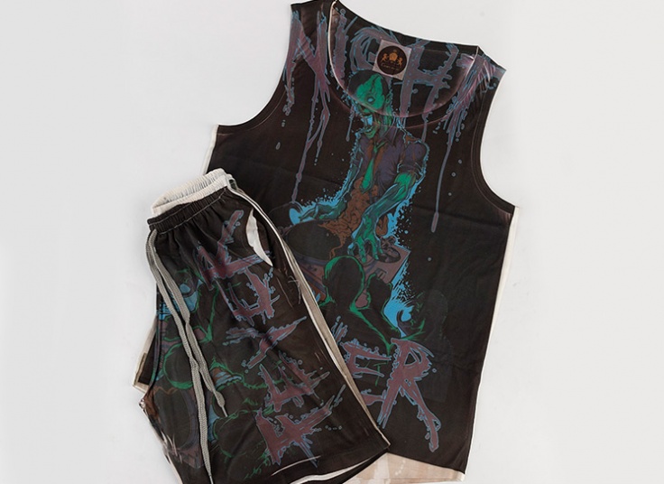 رکابی و شلوارک مردانه طرح‌دار Kian ersi