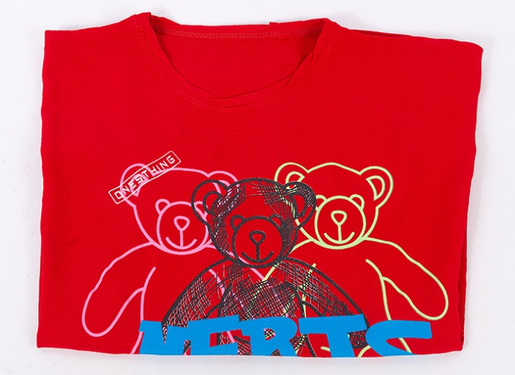 تیشرت کراپ طرح خرس