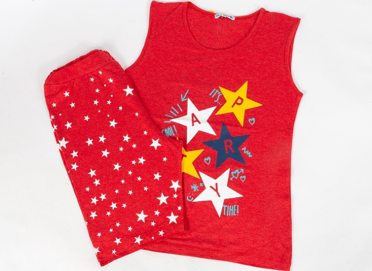 تاپ شلوارک چاپ ستاره